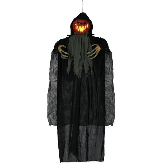 Colgante Calabaza con Luz 120 cm – Decoración de Halloween