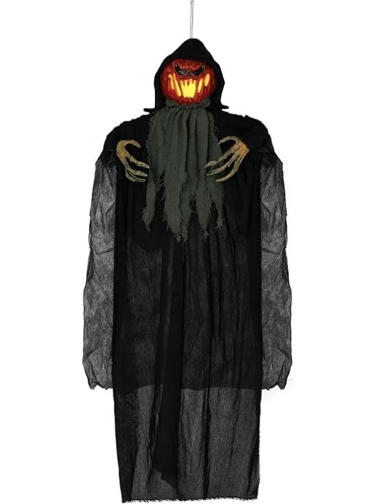 Colgante Calabaza con Luz 120 cm – Decoración de Halloween