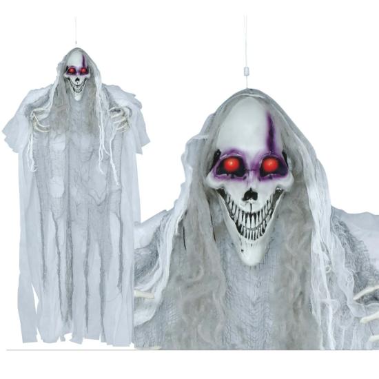 Colgante esqueleto luz,sonido y movimiento