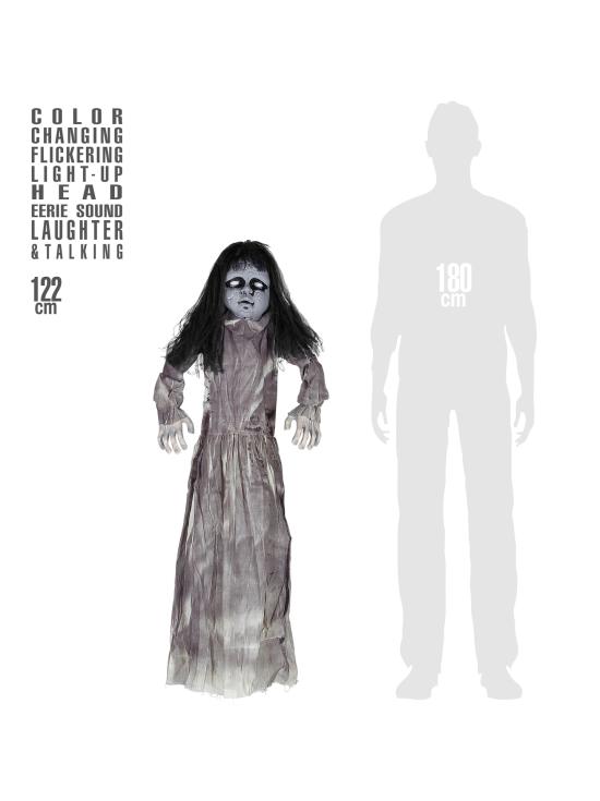 Colgante Halloween Muñeca Terror de 120 cms