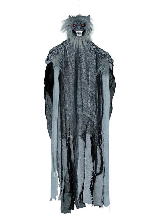 Colgante Hombre Lobo con Luz, Sonido y Movimiento 120 cm – Decoración de Halloween