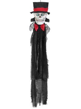 Colgante Muerte Halloween Luz, Sonido y Movimiento 80 cms