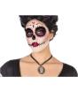 Collar Catrina Día de los Muertos con Medallón de Calavera