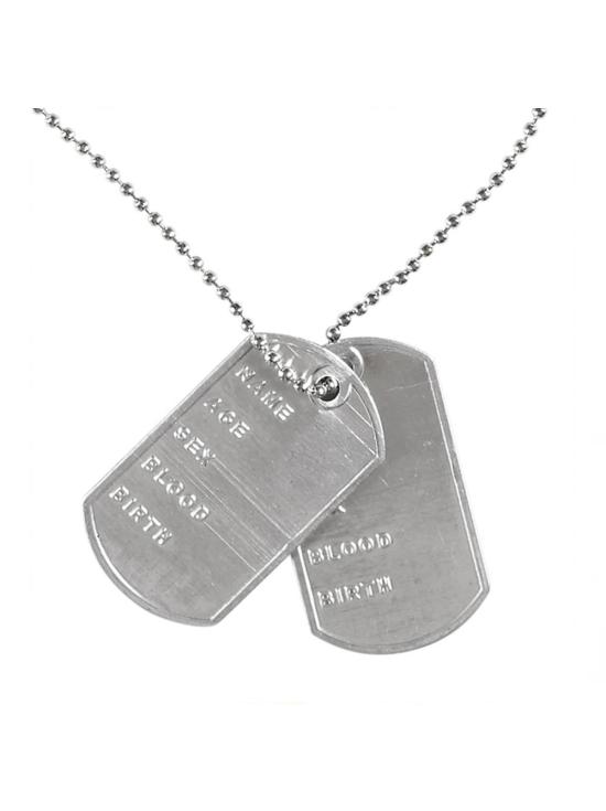 Collar Placas Militares  .