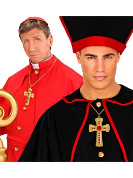 Collar Cruz Dorada Sacerdote / Obispo