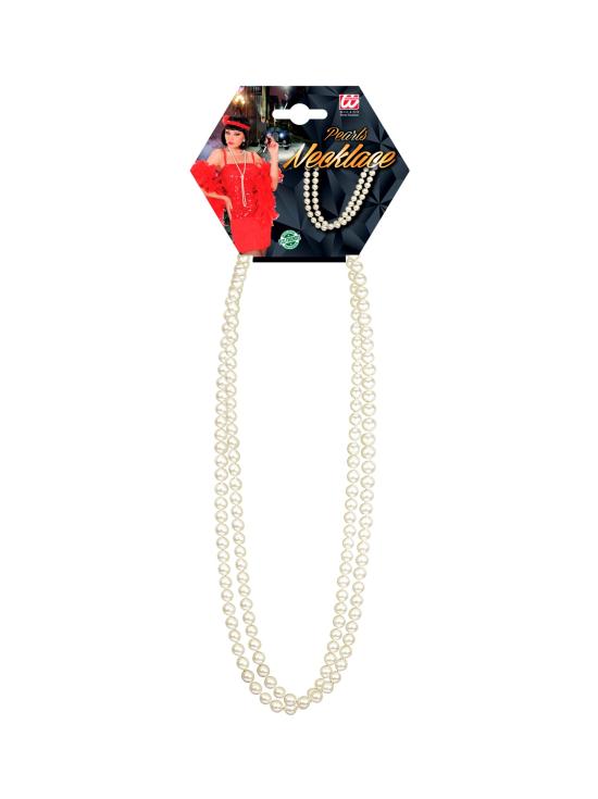 Collar d perlas para disfraces  años 20