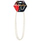 Collar d perlas para disfraces  años 20