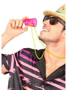Collar de Bolas con Vaso de chupito Hawaiano