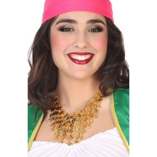 Collar de Monedas Bailarina Árabe o Zíngara