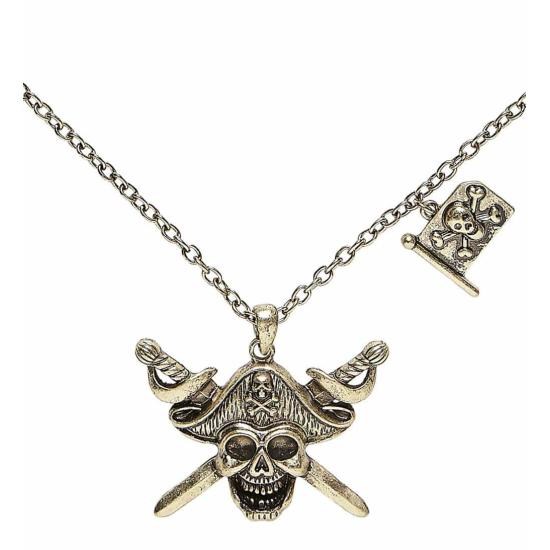 Collar Pirata con Calavera .