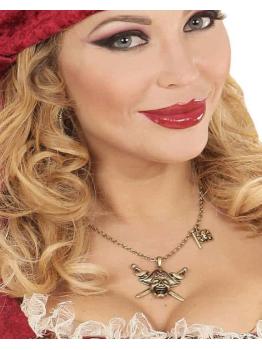 Collar Pirata con Calavera .