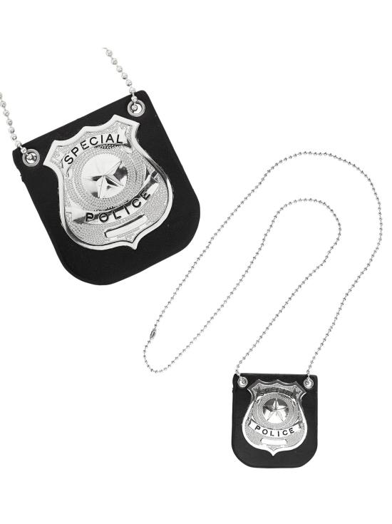 Collar con Placa Policia
