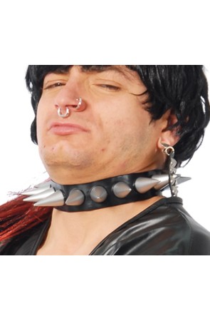 Collar Punki  pinchos para disfraces