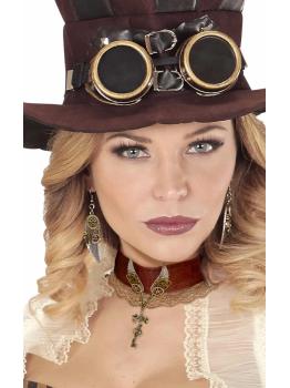 Collar Steampunk con llave