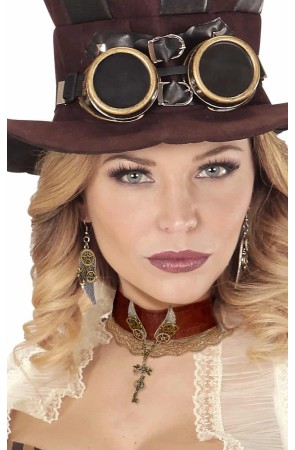 Collar Steampunk con llave