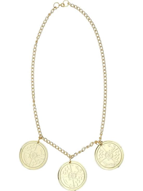 Collar y Pendientes de Monedas Pirata