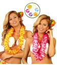 Collares Hawaianos Lujo Colores Surtidos