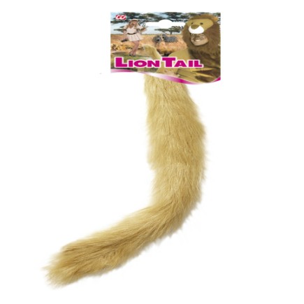 Cola de león peluche moldeable para disfraz