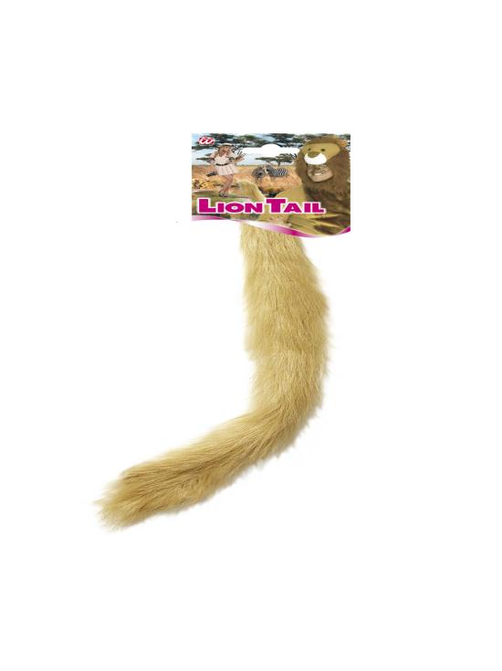 Cola de león peluche moldeable para disfraz