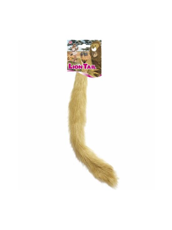 Cola de león peluche moldeable para disfraz