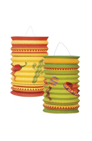 Conjunto 2 Farolillos Mexicanos 16 cms .