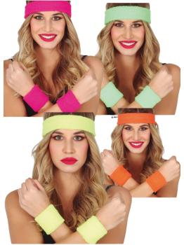 Conjunto 2 muñequeras y cinta pelo
