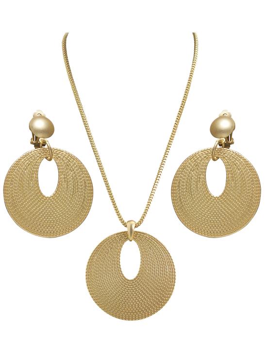 Conjunto collar y pendientes romana