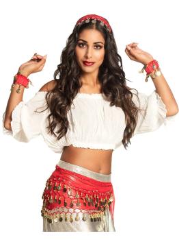 Conjunto Zingara o danza del vientre rojo