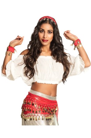 Conjunto Zingara o danza del vientre rojo