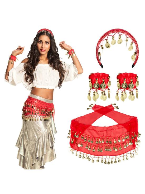 Conjunto Zingara o danza del vientre rojo