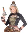 Conjunto de Accesorios Steampunk Marrón – Collar y Pulseras de Encaje