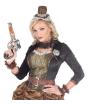 Conjunto de Accesorios Steampunk Marrón – Collar y Pulseras de Encaje