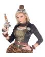 Conjunto de Accesorios Steampunk Marrón – Collar y Pulseras de Encaje