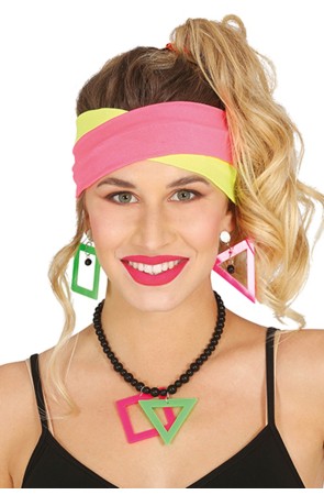 Conjunto de los 80's para disfraz.