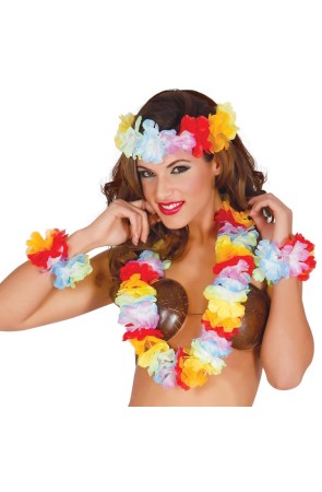 Conjunto Hawaiano Multicolor extra.