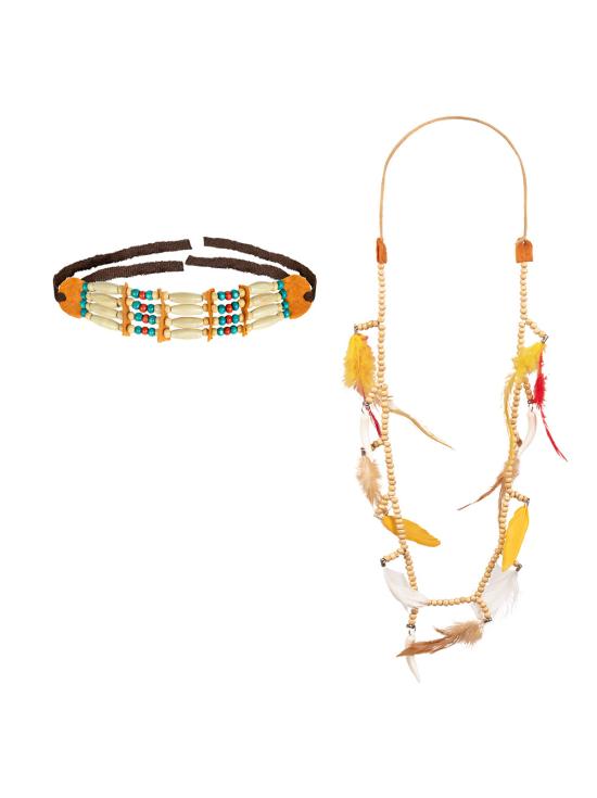 Conjunto Indio (gargantilla y collar)