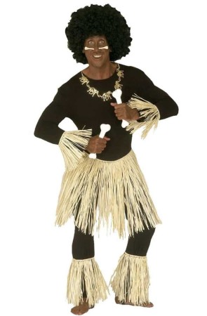 Conjunto Zulu & Hawaiano Talla única Unisex