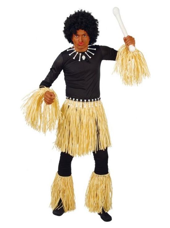 Conjuto Zulu & Hawaiano para Adulto