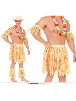 Conjuto Zulu & Hawaiano para Adulto