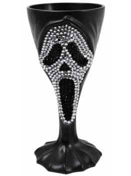 Copa Brillante Ghost Face® 25 cl – Vaso Halloween 18 cm