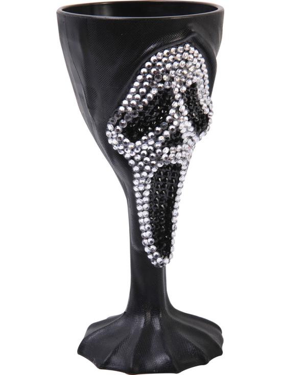Copa Brillante Ghost Face® 25 cl – Vaso Halloween 18 cm