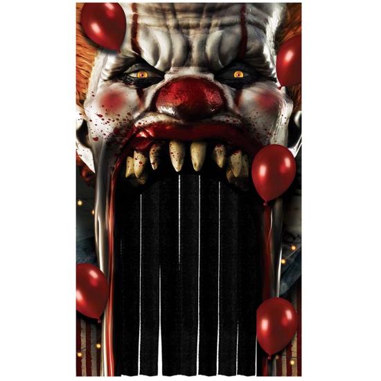 Cortina Payasos Asesinos 145X240 cms