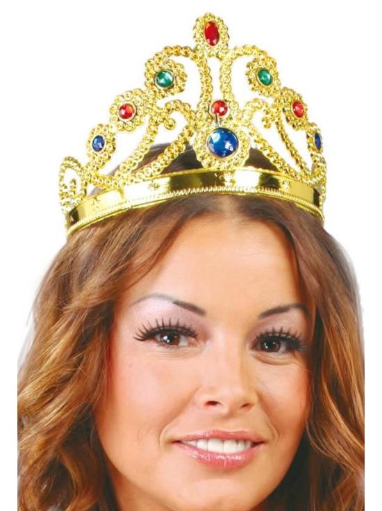 Corona  Reina Oro Brillantes