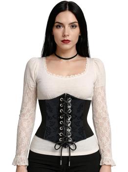 Corset para Mujer Adulta – Talla Única Negro