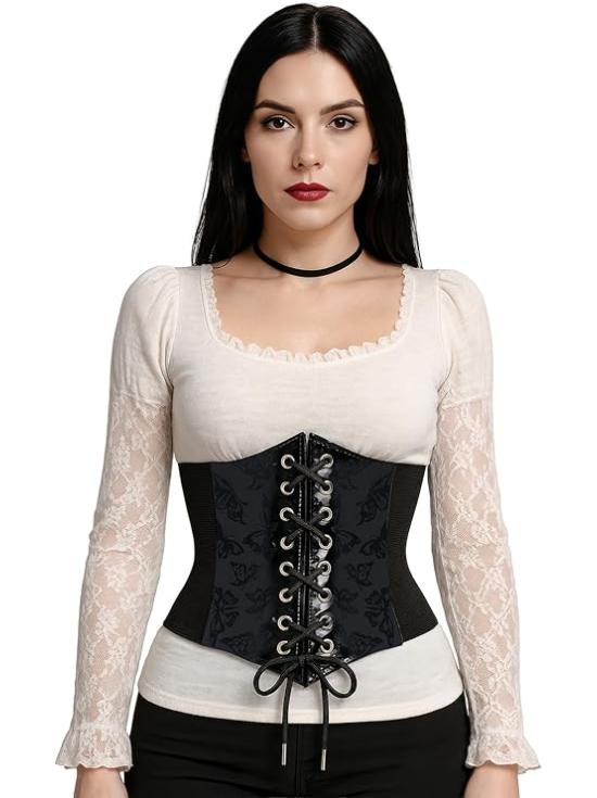 Corset para Mujer Adulta – Talla Única Negro