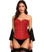 Corset Rojo con Encaje para Mujer – Accesorio de Disfraz para Carnaval, Princesas y Fiestas Elegantes