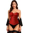 Corset Rojo de Mujer – Accesorio de Disfraz para Carnaval, Princesas y Fiestas Elegantes