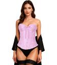 Corset Rosa de Mujer – Top de Disfraz para Princesas, Marquesas y Fiestas de Carnaval
