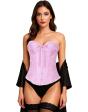 Corset Rosa de Mujer – Top de Disfraz para Princesas, Marquesas y Fiestas de Carnaval