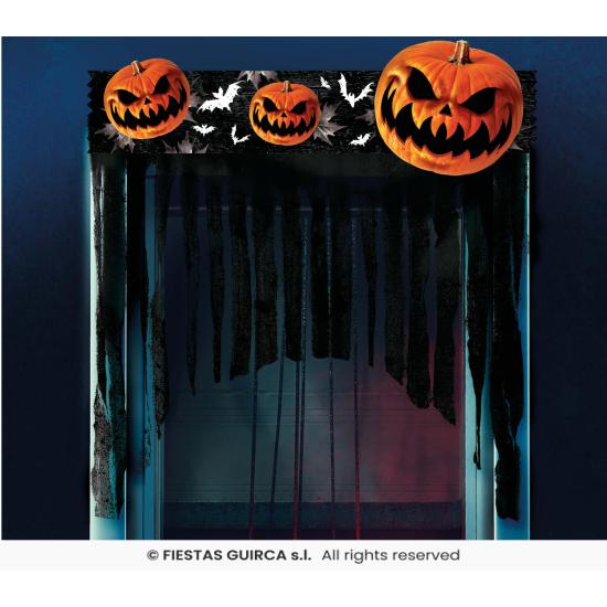 Cortina Decorativa Halloween 90x90 cm